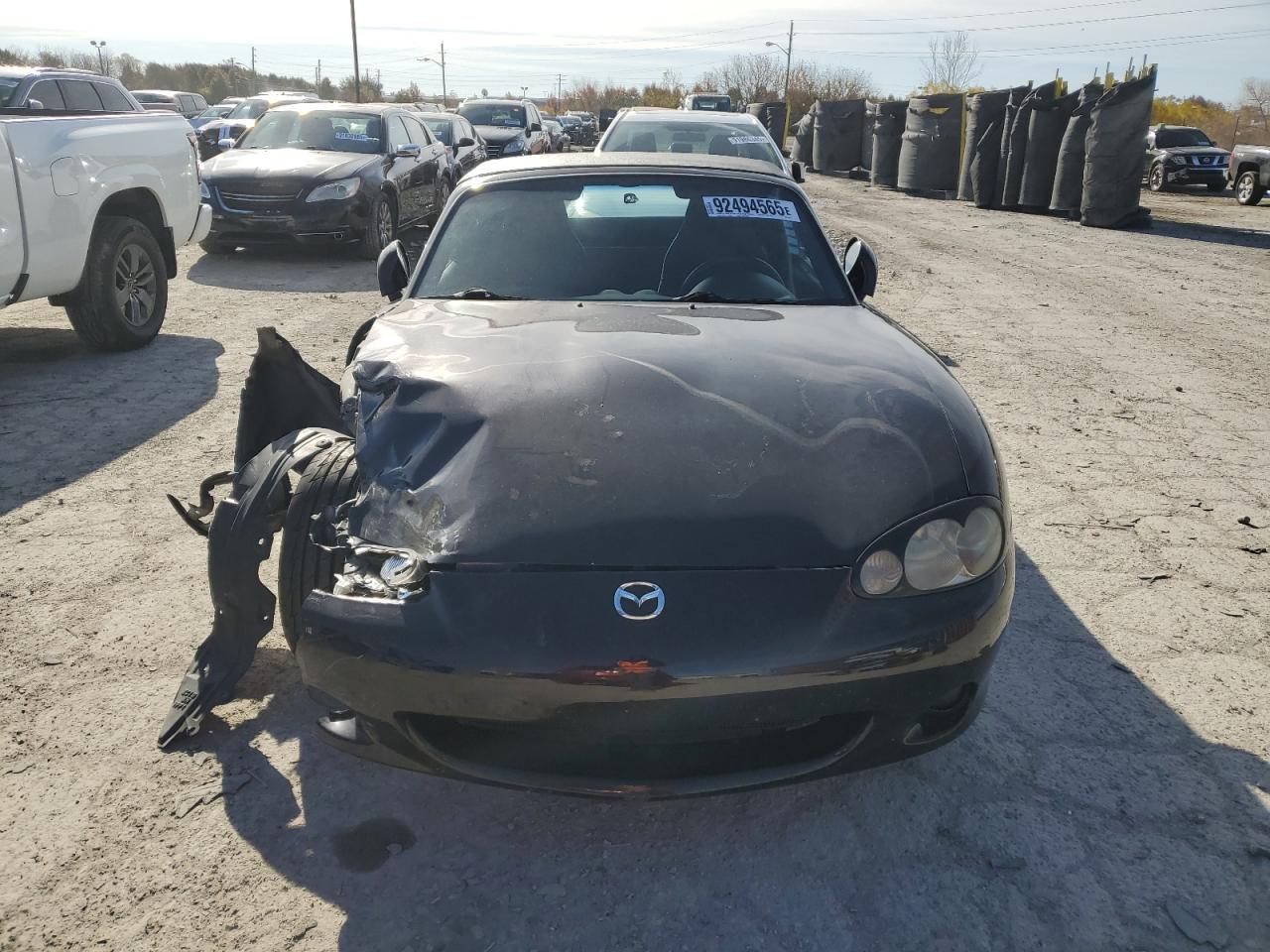 2005 Mazda Mx-5 Miata Base Black vin: JM1NB353350413073