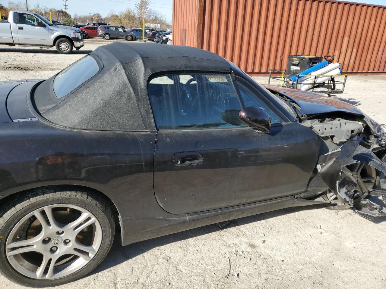 2005 Mazda Mx-5 Miata Base Black vin: JM1NB353350413073