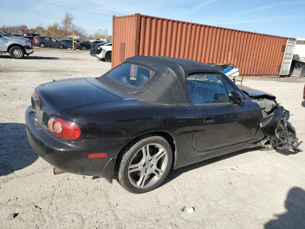 2005 Mazda Mx-5 Miata Base Black vin: JM1NB353350413073
