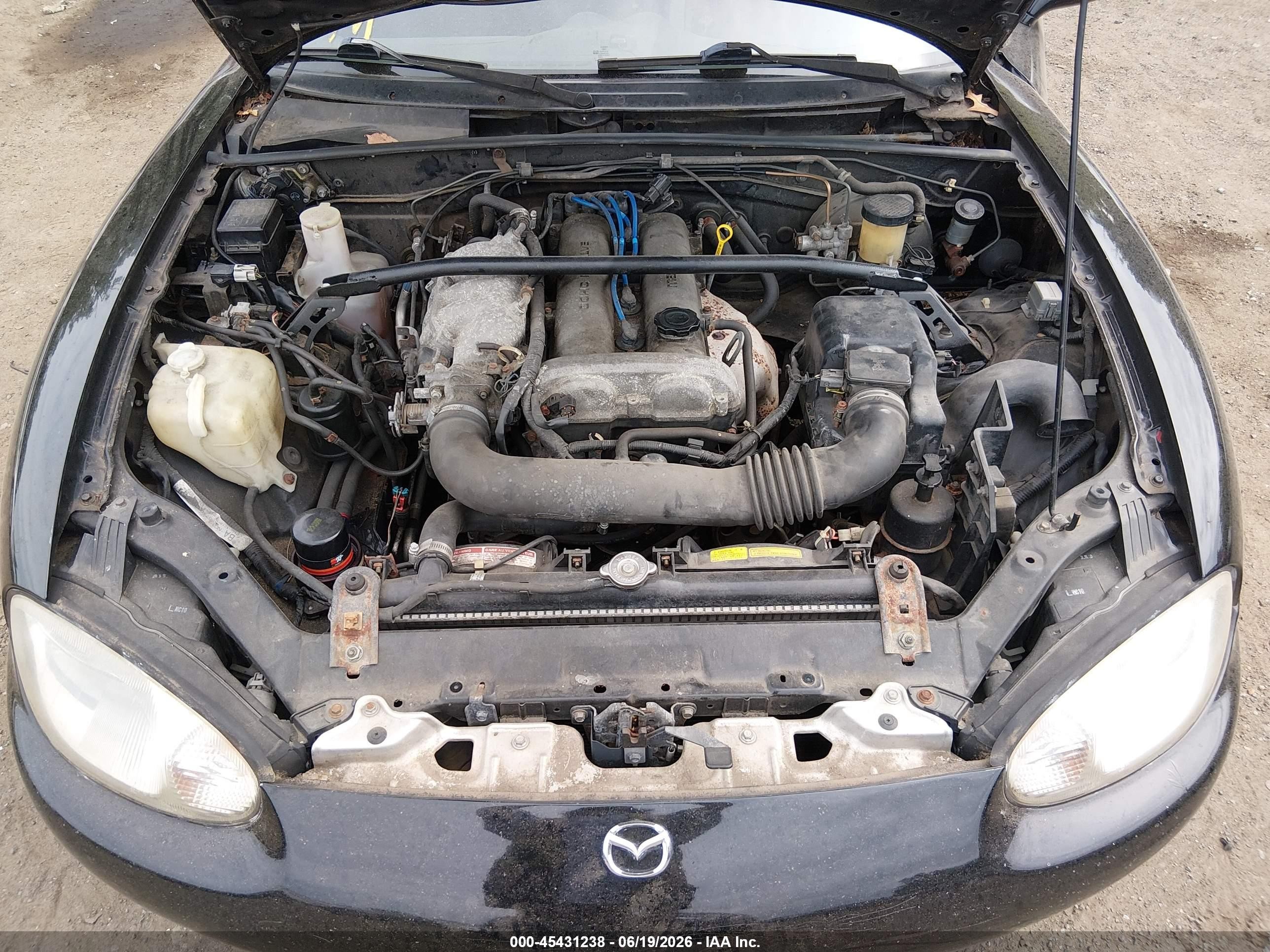 1999 Mazda Mx-5 Miata Leather/leather Pkg/popular Equip/sport/touring/touring Pkg Black vin: JM1NB3533X0106442