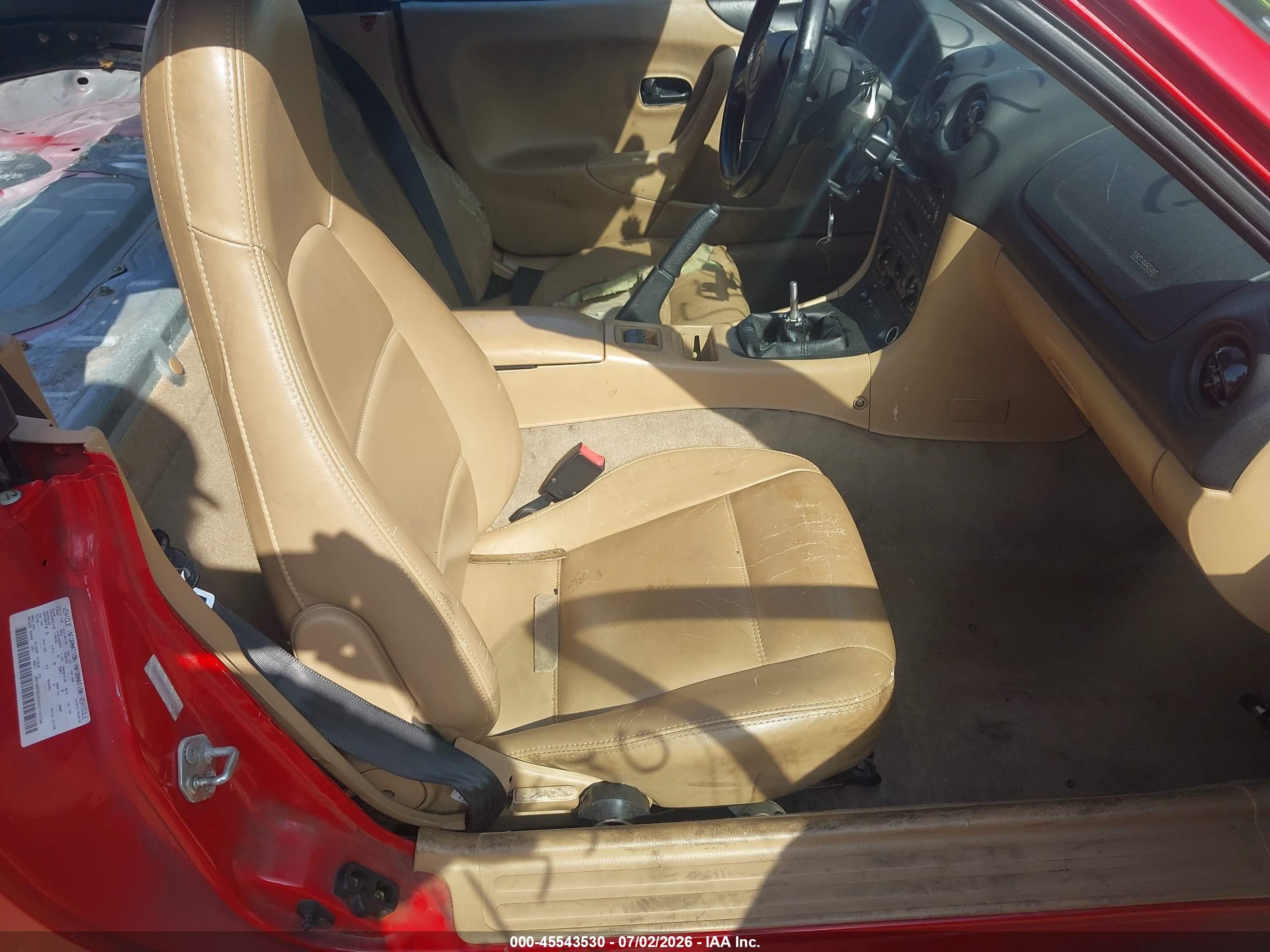 1999 Mazda Mx-5 Miata 10th Anniversary Edition/leather/popular Equip/sport/touring Red vin: JM1NB3533X0110734