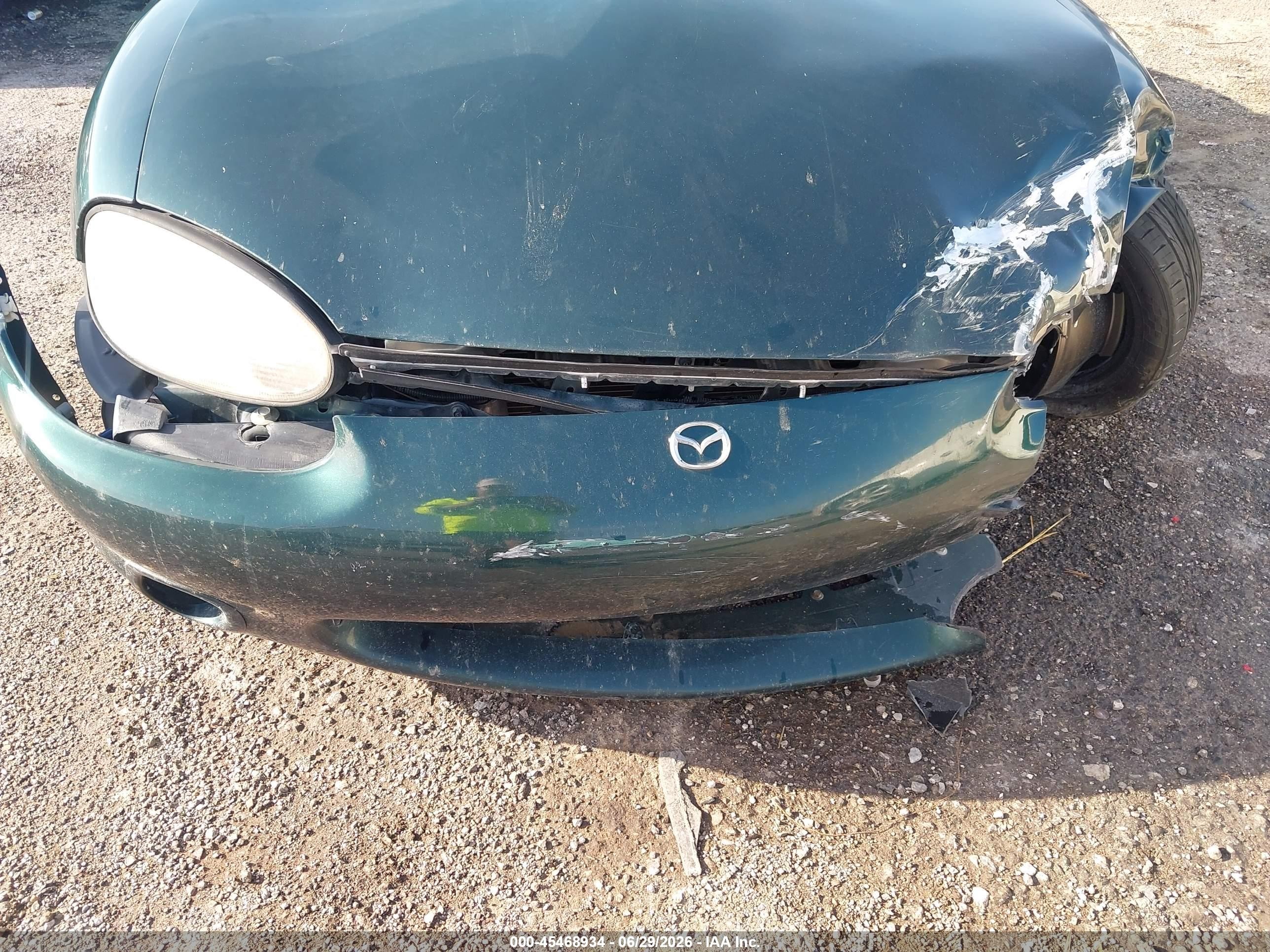 1999 Mazda Mx-5 Miata Leather Pkg/popular Equipment Pkg/sports Pkg/touring Pkg Green vin: JM1NB3533X0117523