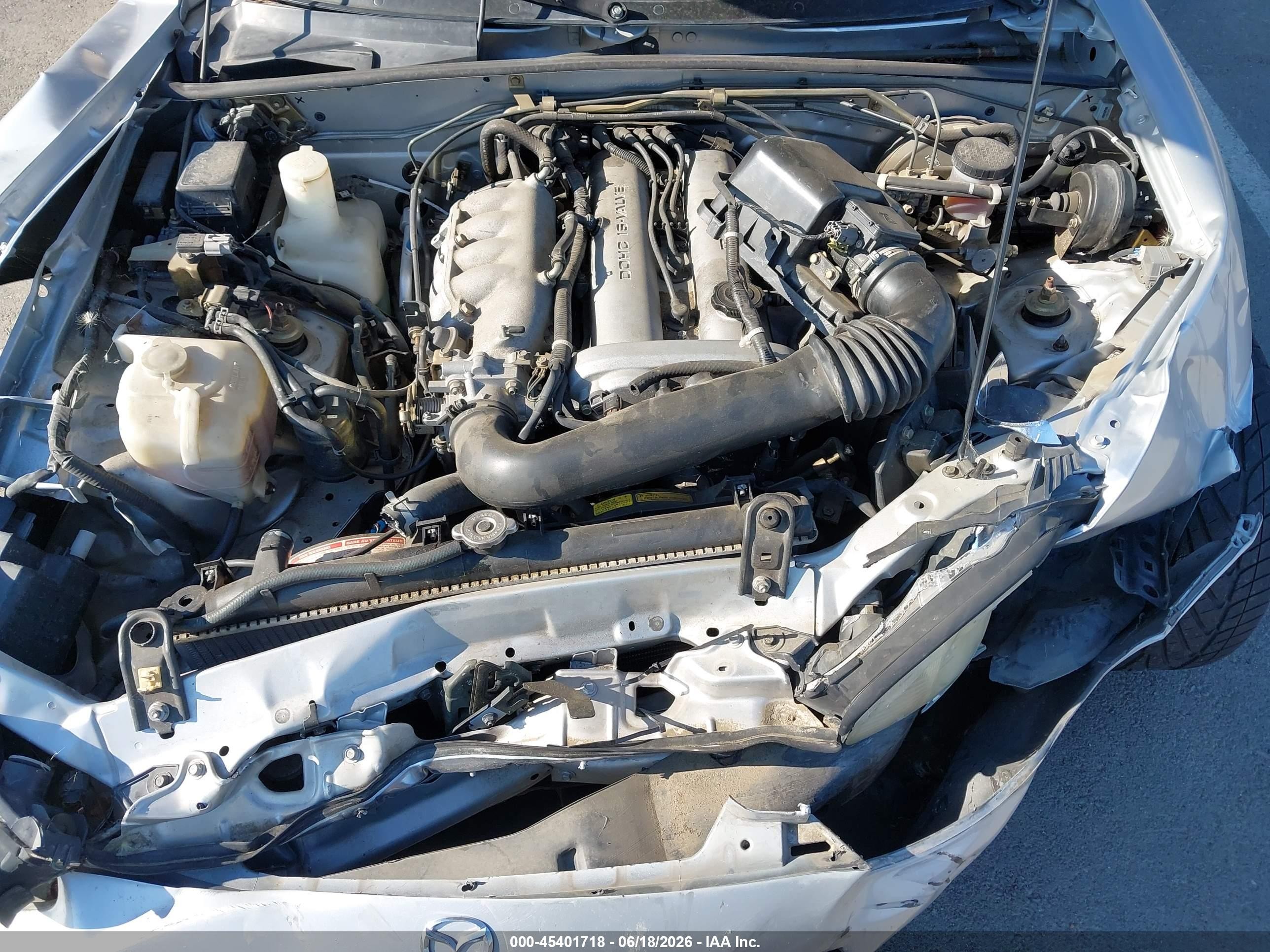 1999 Mazda Mx-5 Miata Leather Pkg/popular Equipment Pkg/sports Pkg/touring Pkg Серебряный vin: JM1NB3533X0131650