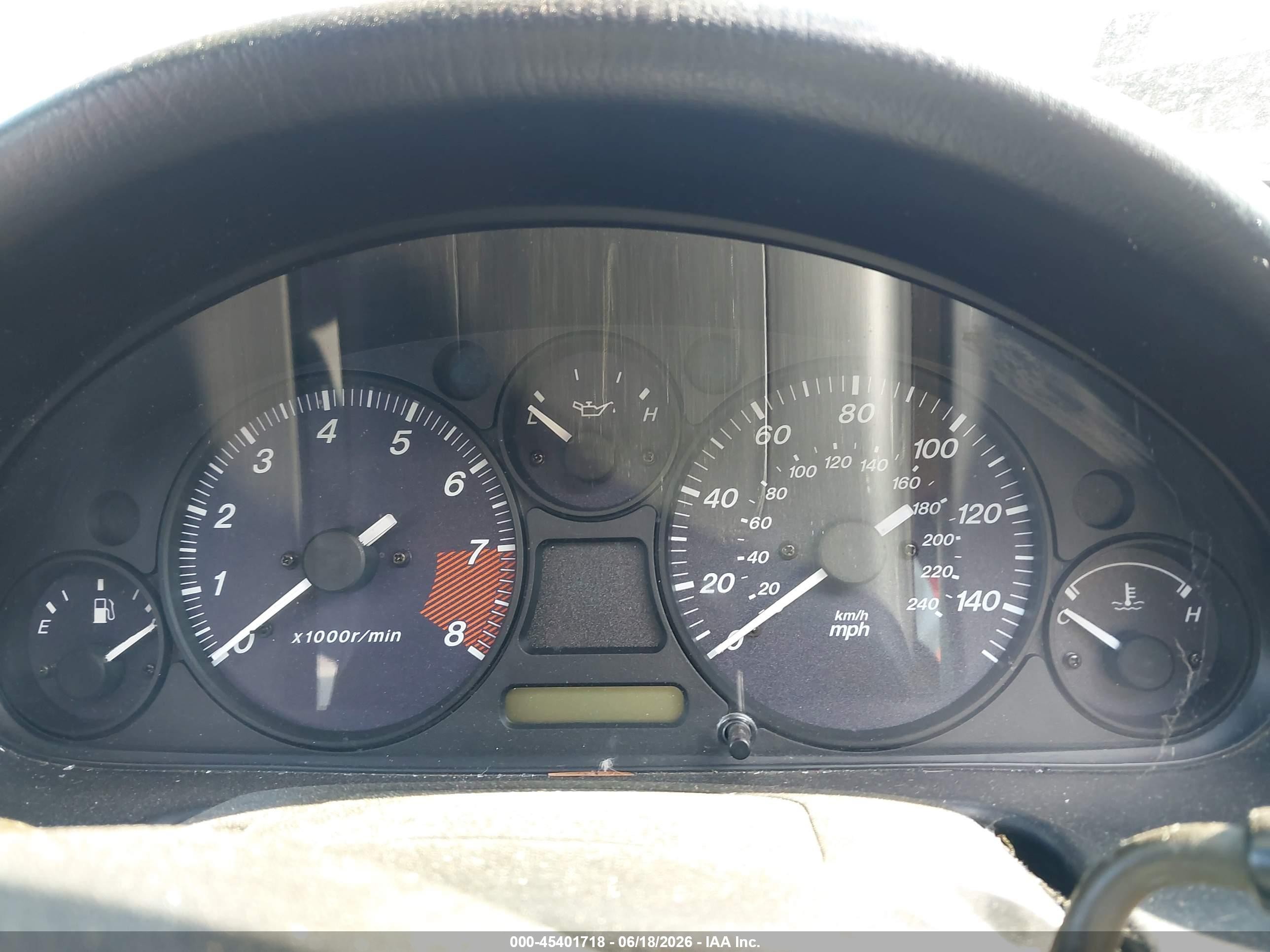 1999 Mazda Mx-5 Miata Leather Pkg/popular Equipment Pkg/sports Pkg/touring Pkg Серебряный vin: JM1NB3533X0131650