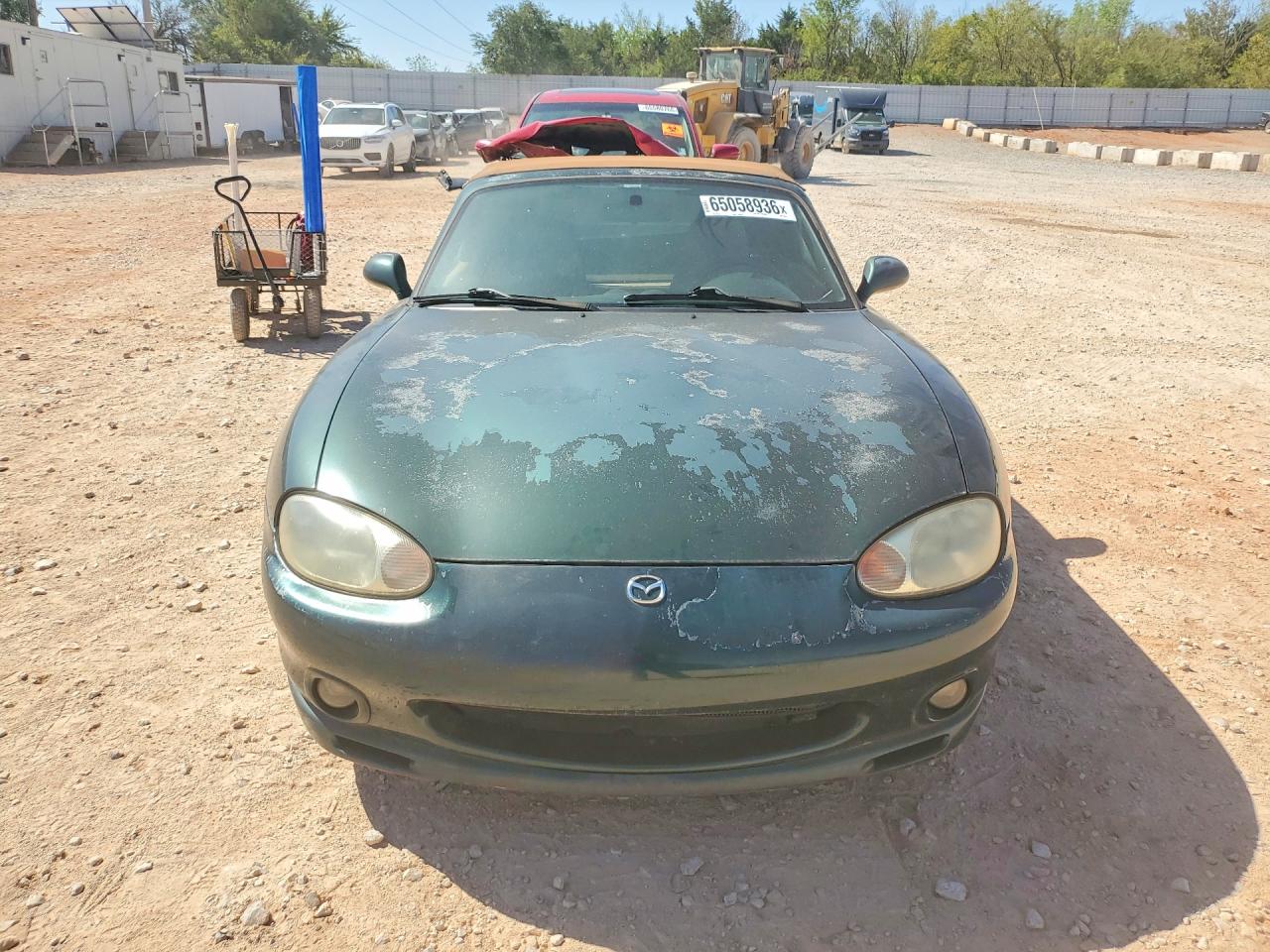 2000 Mazda Mx-5 Miata Base Green vin: JM1NB3533Y0155190