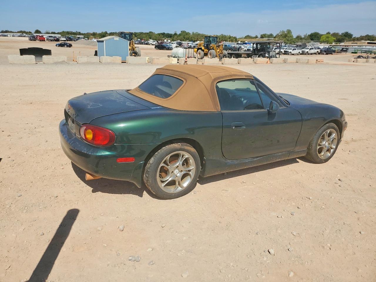 2000 Mazda Mx-5 Miata Base Green vin: JM1NB3533Y0155190