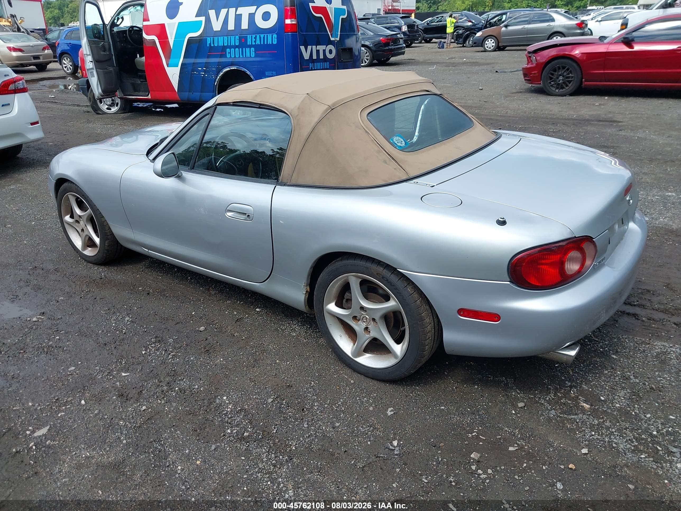 2001 Mazda Mx-5 Miata Ls/special Edition Silver vin: JM1NB353410207772