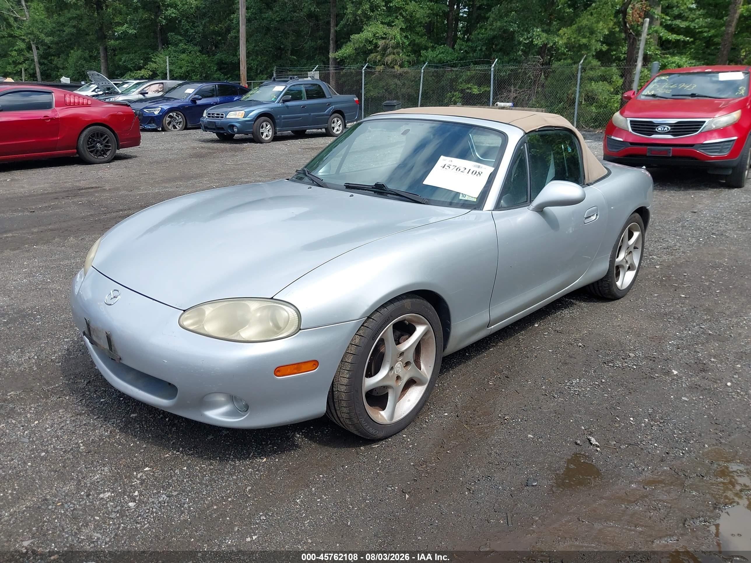 2001 Mazda Mx-5 Miata Ls/special Edition Silver vin: JM1NB353410207772