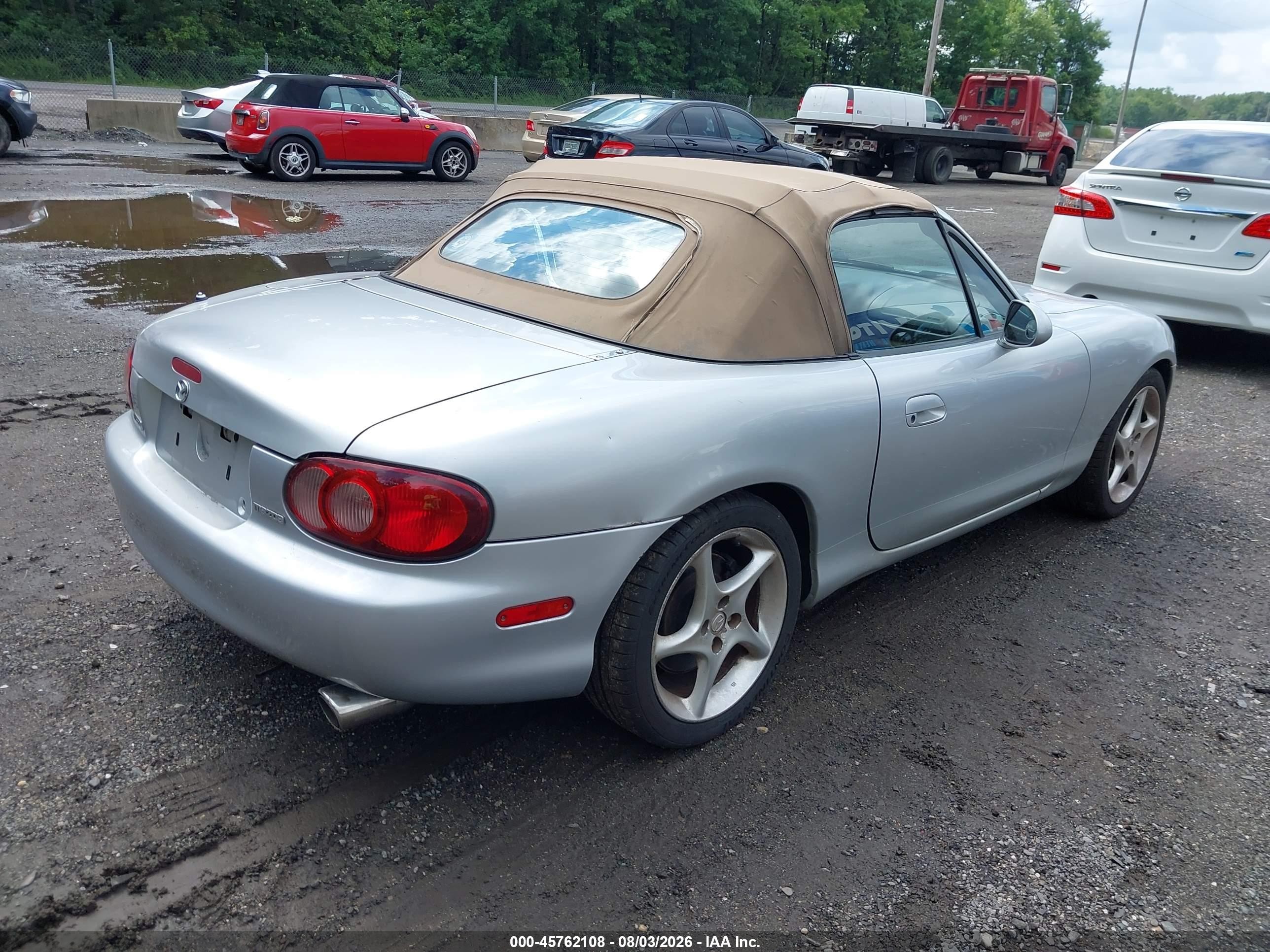 2001 Mazda Mx-5 Miata Ls/special Edition Silver vin: JM1NB353410207772