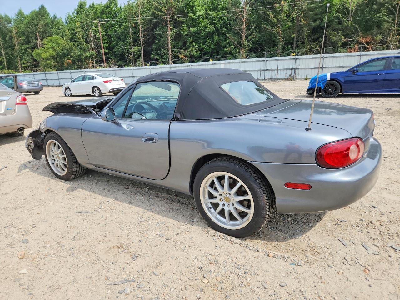 2001 Mazda Mx-5 Miata Base Gray vin: JM1NB353410212499