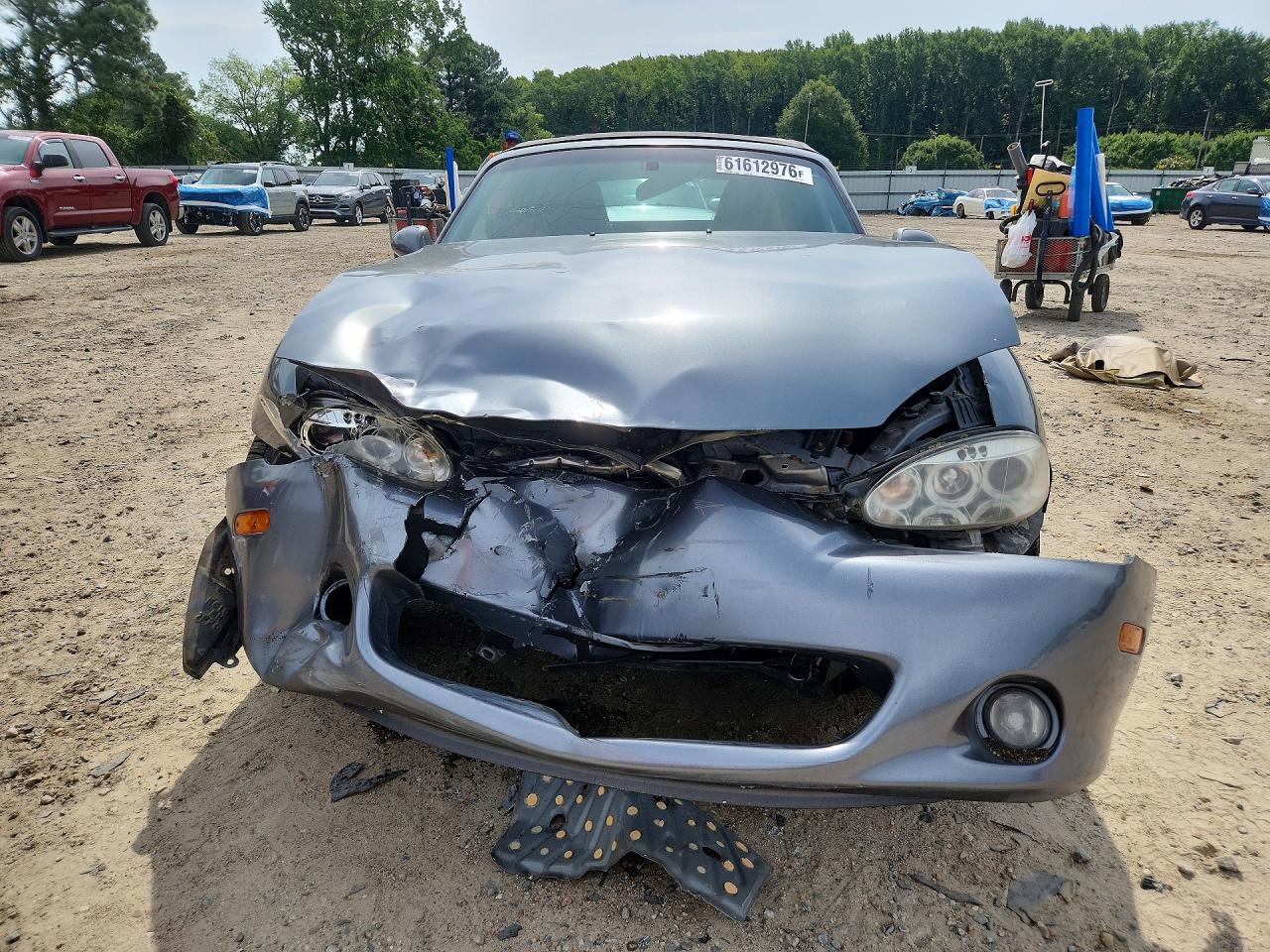 2001 Mazda Mx-5 Miata Base Gray vin: JM1NB353410212499