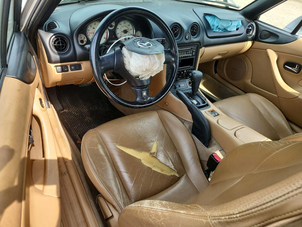 2001 Mazda Mx-5 Miata Base Gray vin: JM1NB353410212499