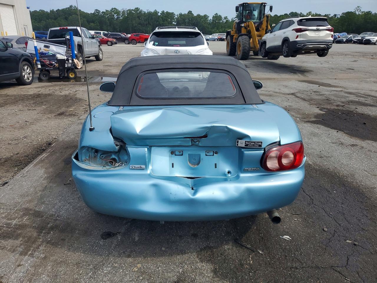 2002 Mazda Mx-5 Miata Base Blue vin: JM1NB353420230258