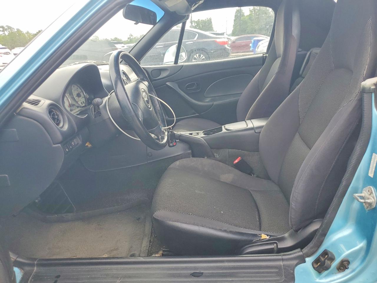 2002 Mazda Mx-5 Miata Base Blue vin: JM1NB353420230258