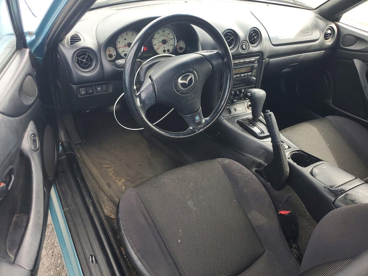 2002 Mazda Mx-5 Miata Base Blue vin: JM1NB353420230258