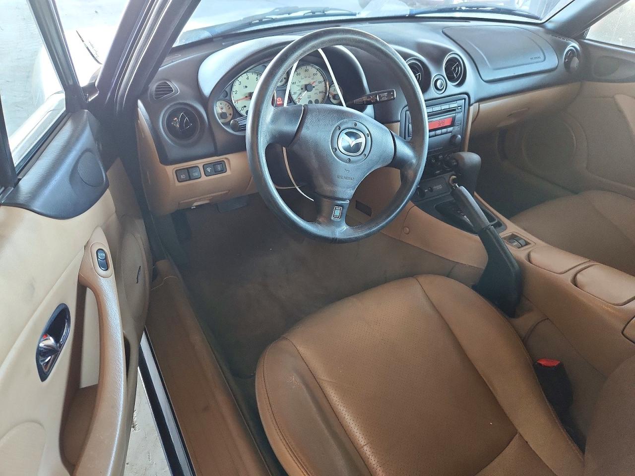 2002 Mazda Mx-5 Miata Base Blue vin: JM1NB353420232804