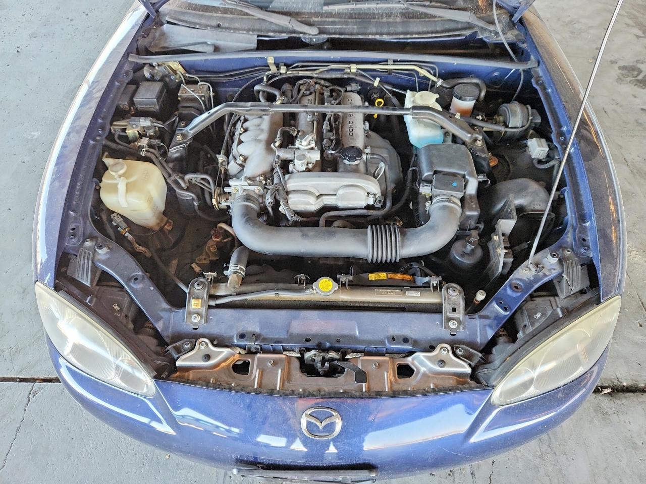 2002 Mazda Mx-5 Miata Base Blue vin: JM1NB353420232804