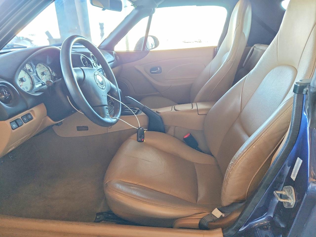 2002 Mazda Mx-5 Miata Base Blue vin: JM1NB353420232804