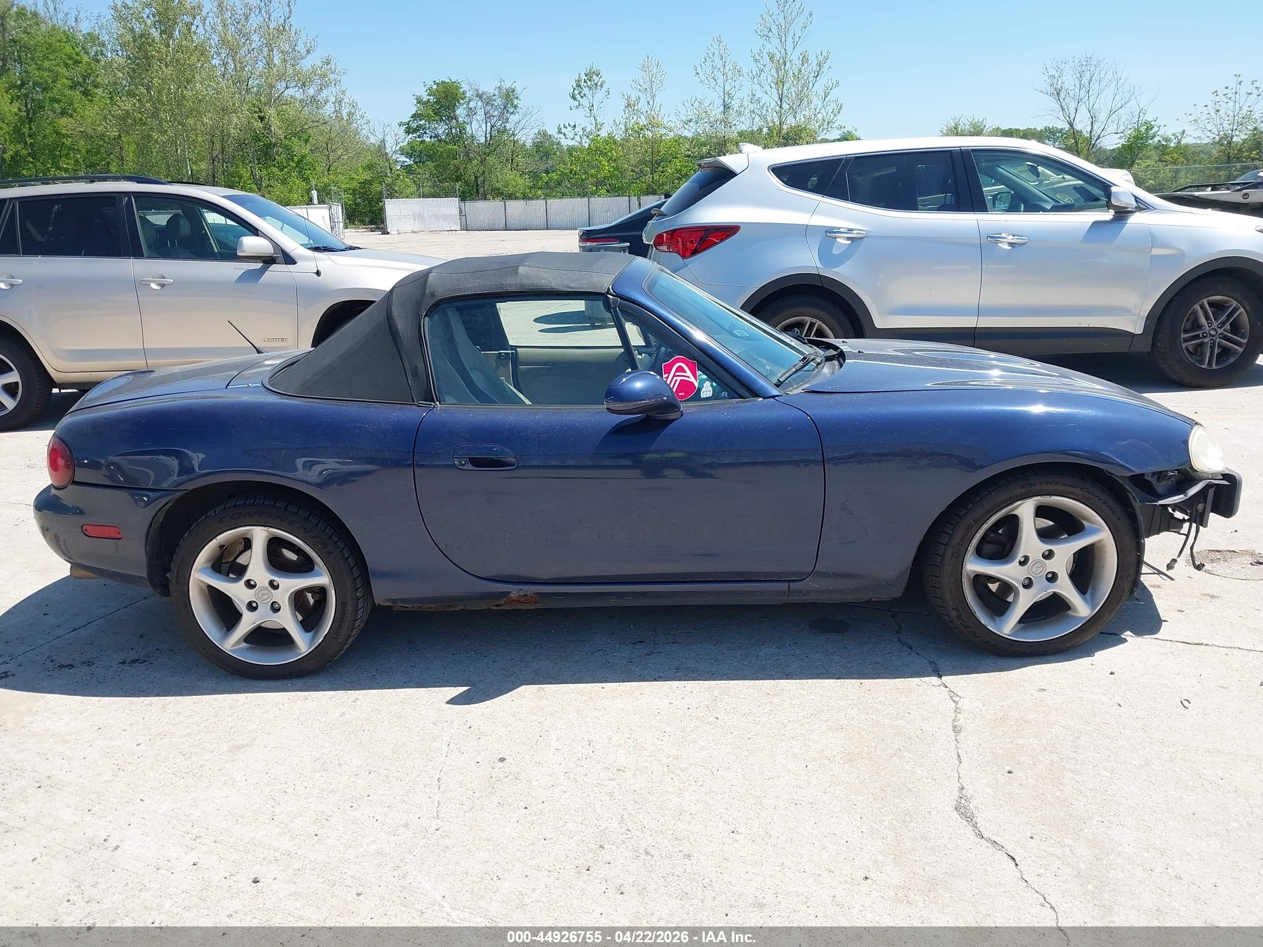2003 Mazda Mx-5 Miata Cloth/ls/se/shinsen Blue vin: JM1NB353430302268
