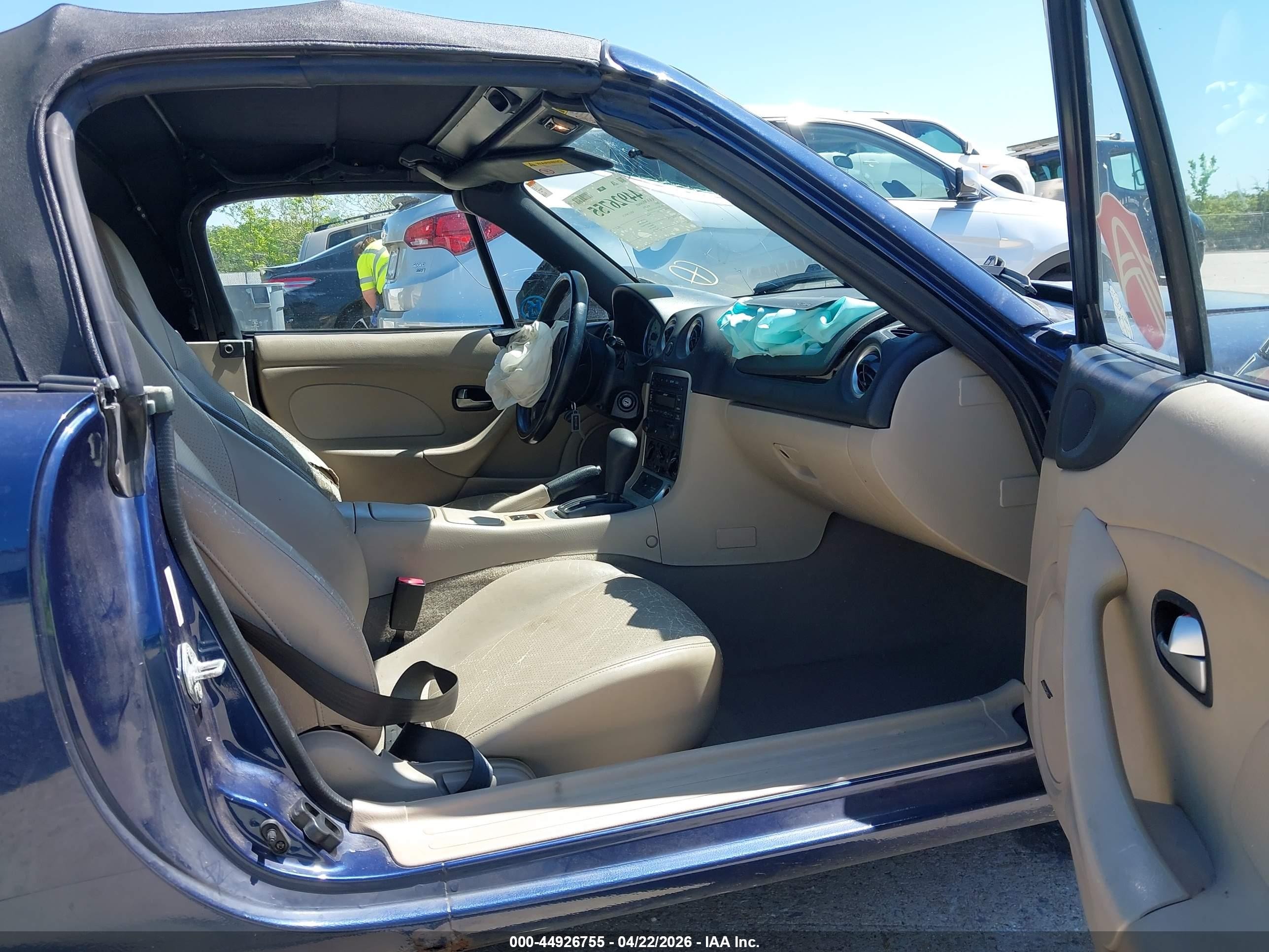 2003 Mazda Mx-5 Miata Cloth/ls/se/shinsen Blue vin: JM1NB353430302268