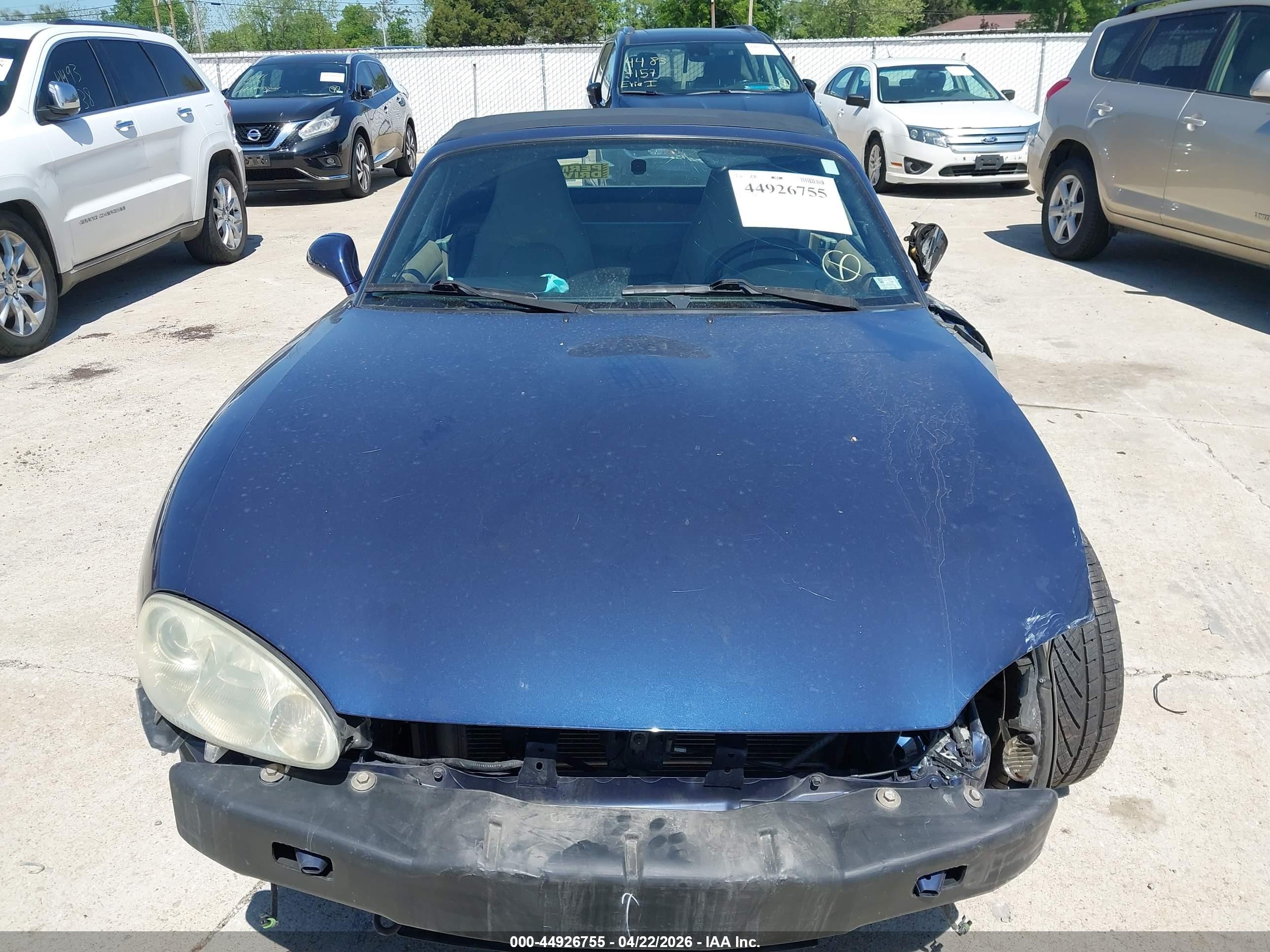 2003 Mazda Mx-5 Miata Cloth/ls/se/shinsen Blue vin: JM1NB353430302268