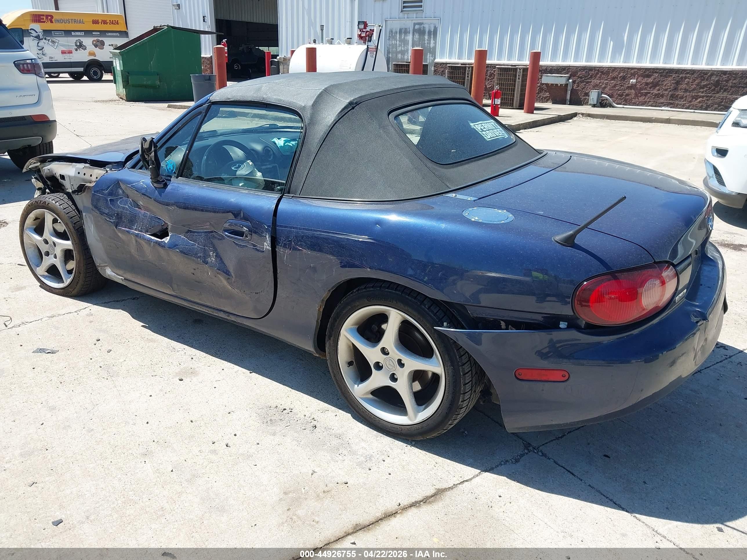 2003 Mazda Mx-5 Miata Cloth/ls/se/shinsen Blue vin: JM1NB353430302268