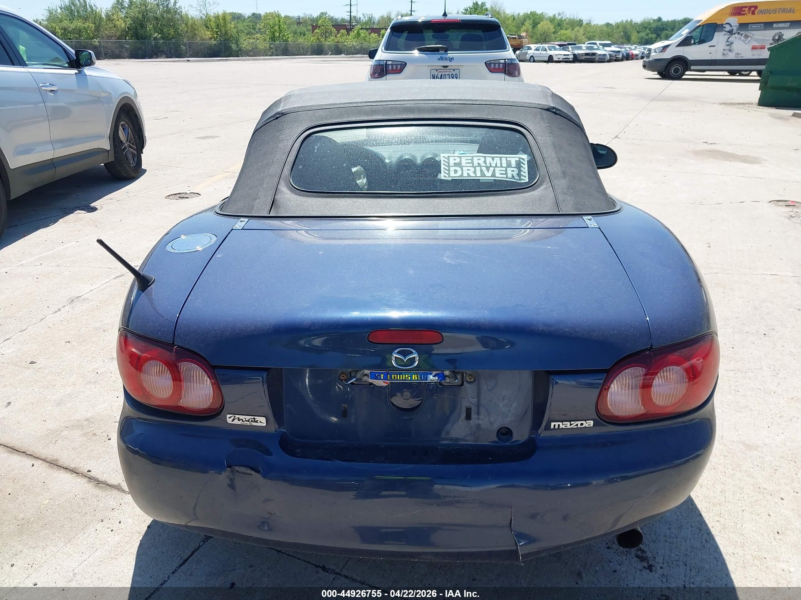 2003 Mazda Mx-5 Miata Cloth/ls/se/shinsen Blue vin: JM1NB353430302268