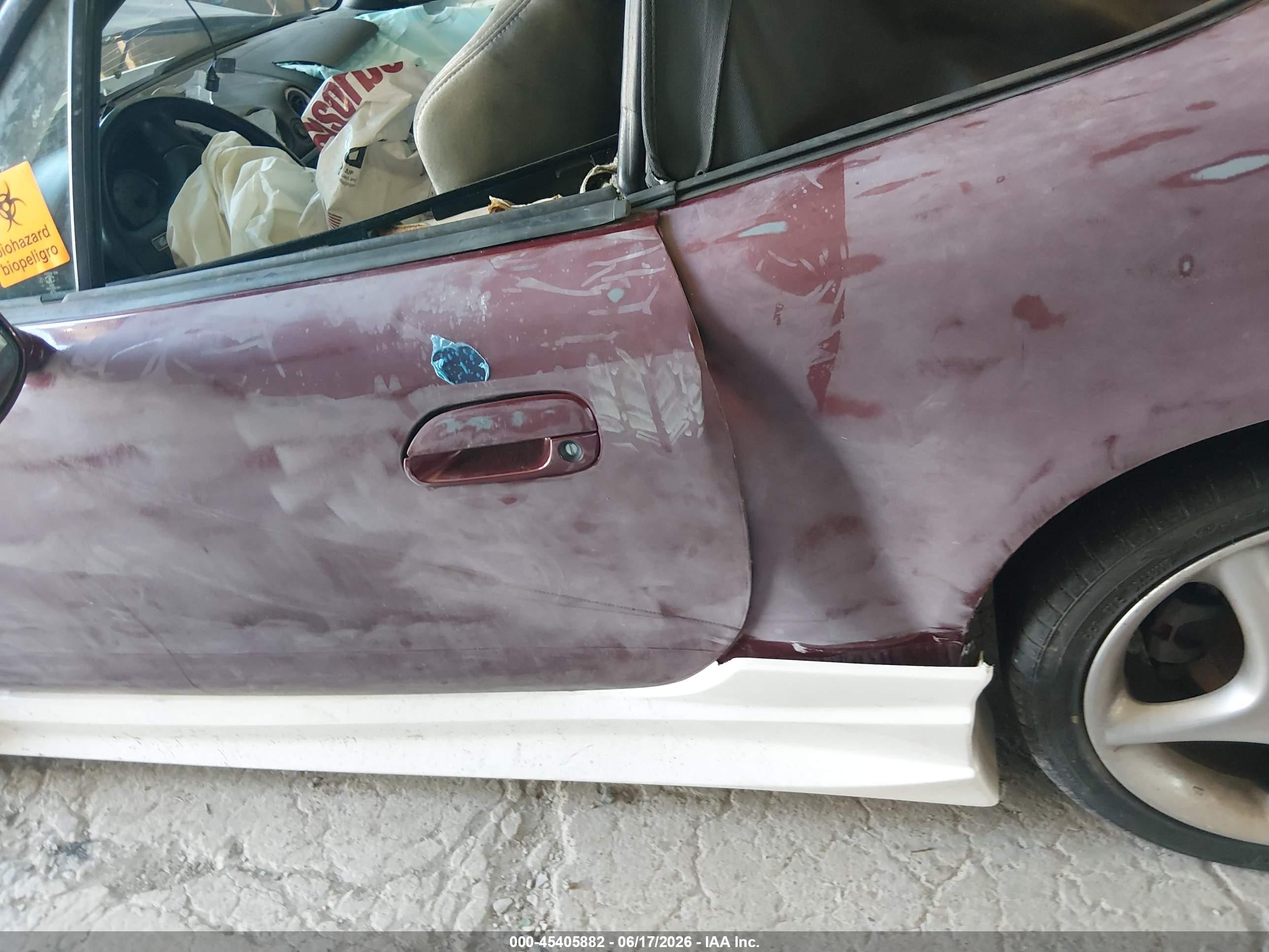 2003 Mazda Mx-5 Miata Cloth/ls/se/shinsen Бордовый vin: JM1NB353430310550