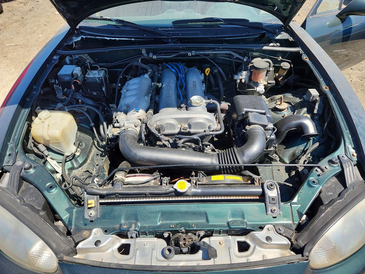 1999 Mazda Mx-5 Miata Green vin: JM1NB3534X0102755
