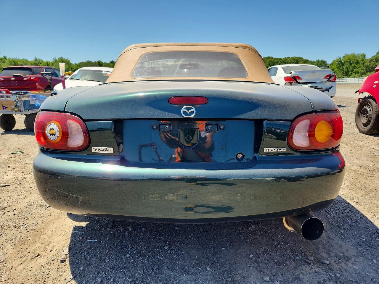 1999 Mazda Mx-5 Miata Green vin: JM1NB3534X0102755