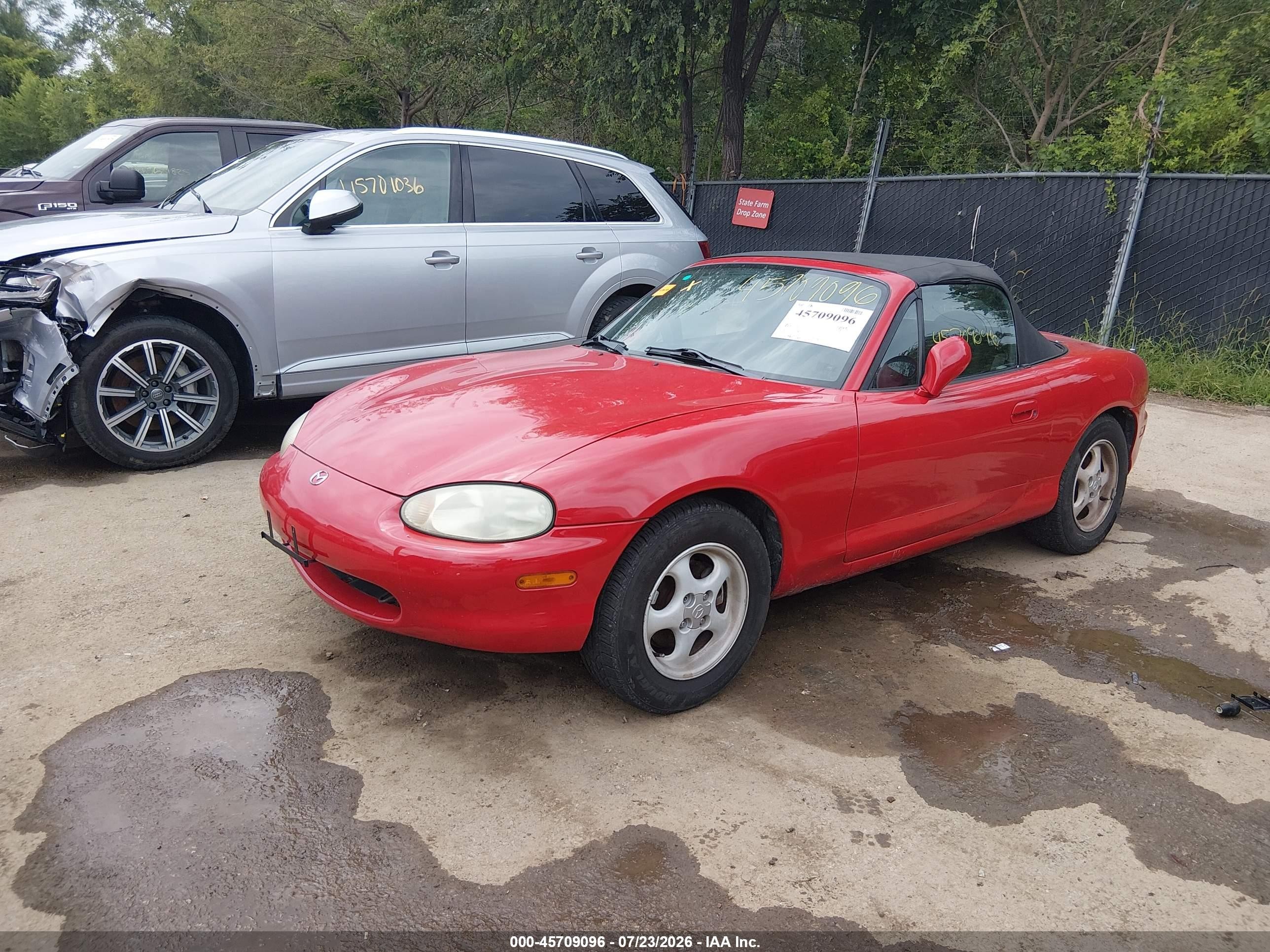 1999 Mazda Mx-5 Miata 10th Anniversary Edition/leather/popular Equip/sport/touring Red vin: JM1NB3534X0111701
