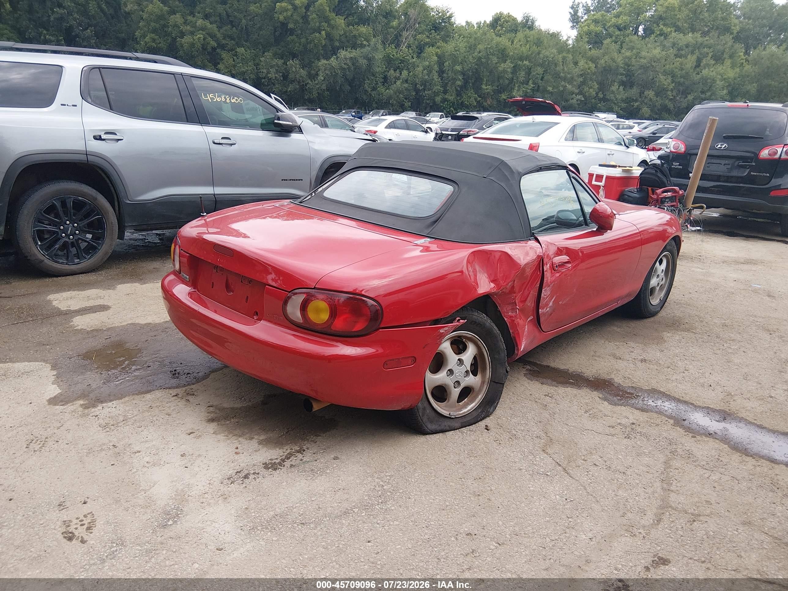 1999 Mazda Mx-5 Miata 10th Anniversary Edition/leather/popular Equip/sport/touring Red vin: JM1NB3534X0111701
