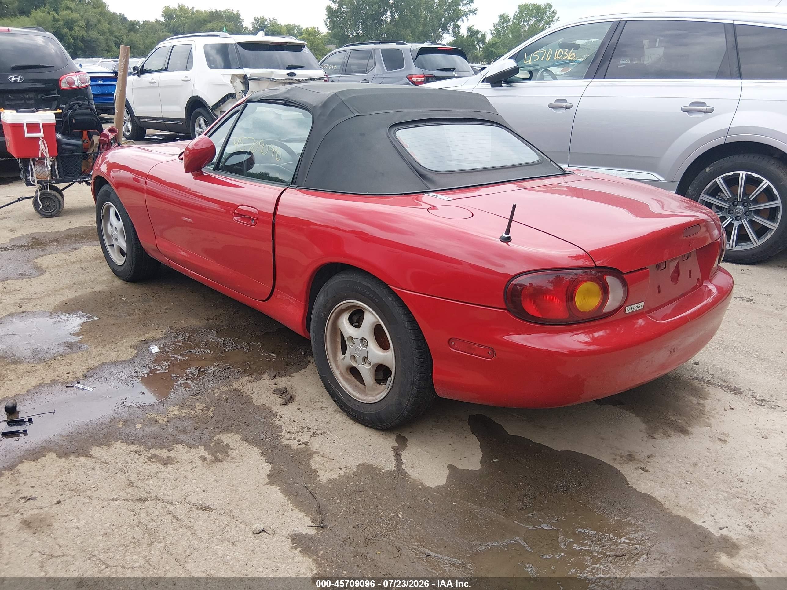 1999 Mazda Mx-5 Miata 10th Anniversary Edition/leather/popular Equip/sport/touring Red vin: JM1NB3534X0111701