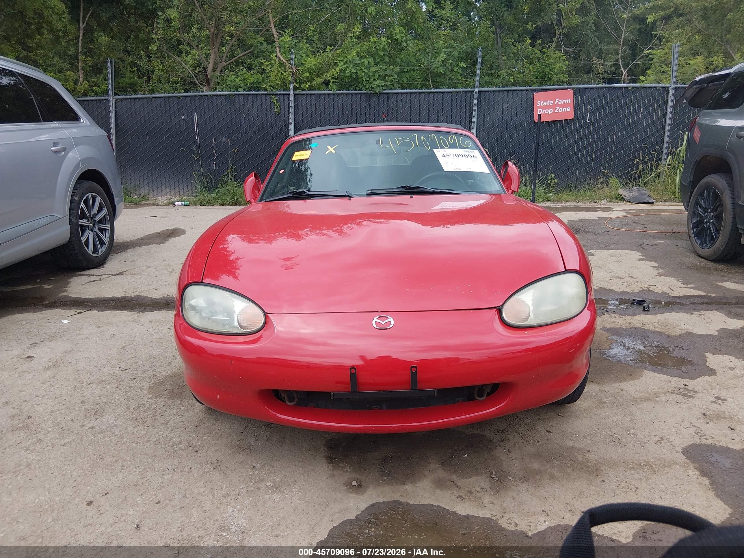 1999 Mazda Mx-5 Miata 10th Anniversary Edition/leather/popular Equip/sport/touring Red vin: JM1NB3534X0111701