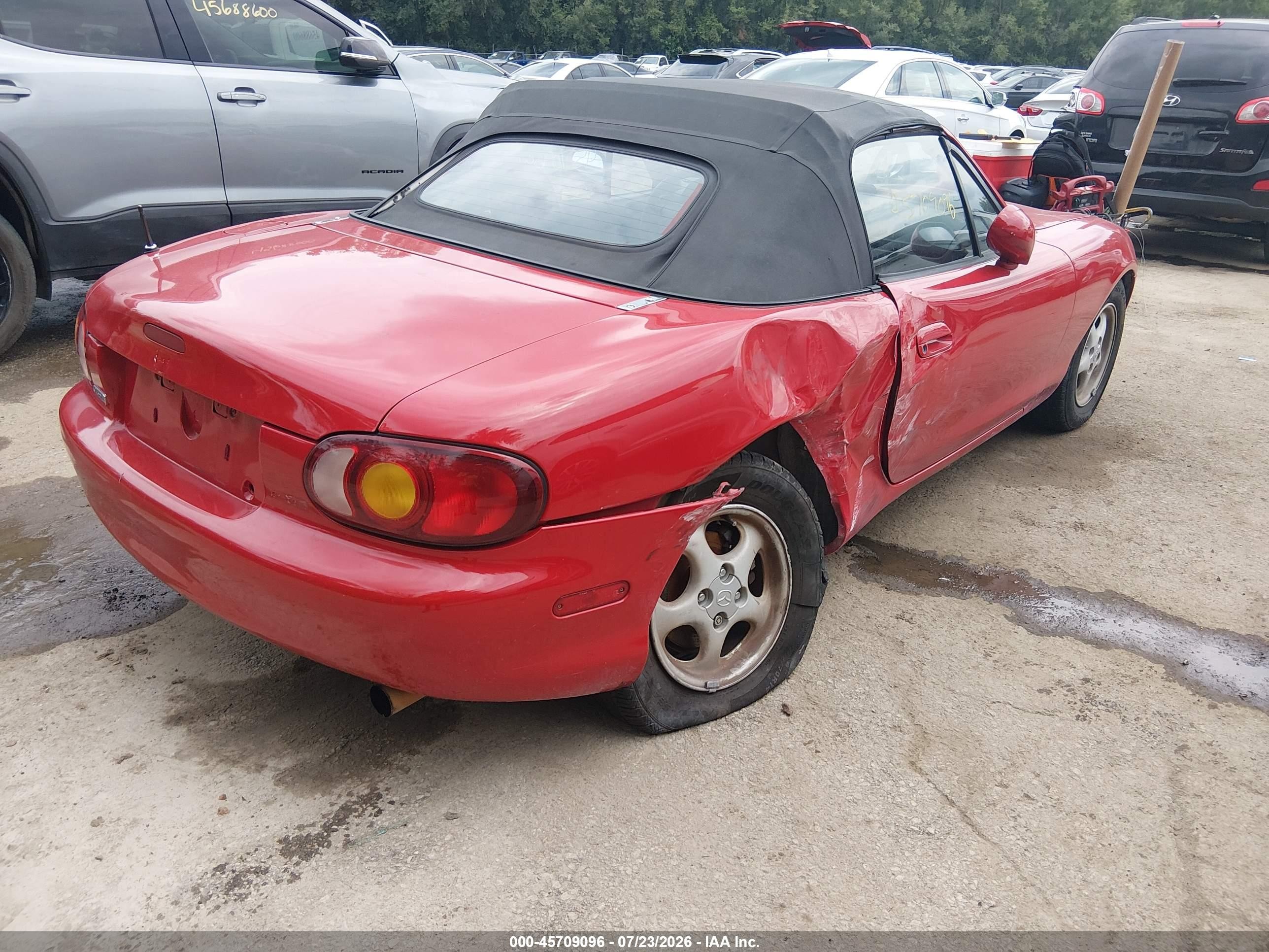 1999 Mazda Mx-5 Miata 10th Anniversary Edition/leather/popular Equip/sport/touring Red vin: JM1NB3534X0111701