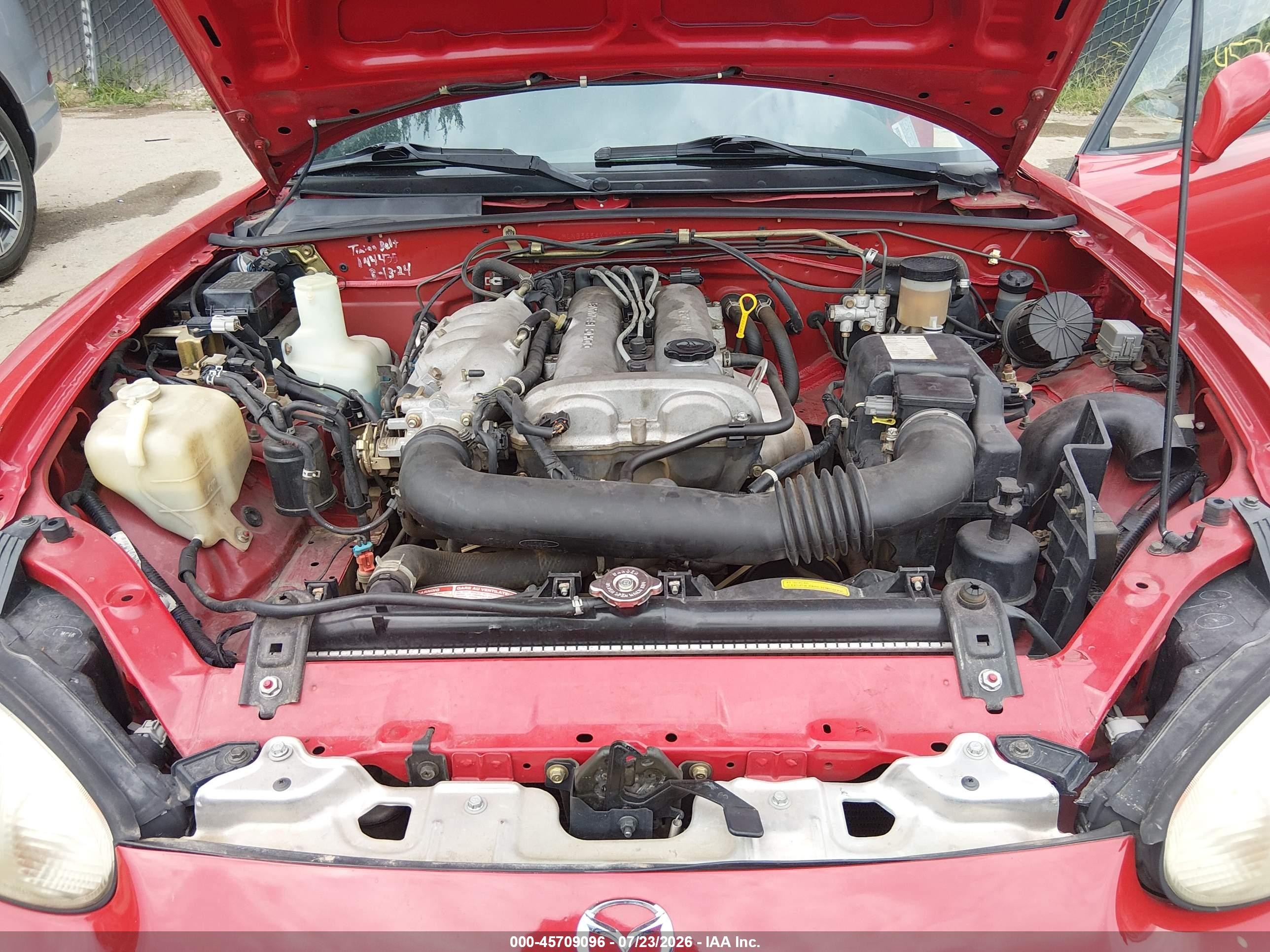 1999 Mazda Mx-5 Miata 10th Anniversary Edition/leather/popular Equip/sport/touring Red vin: JM1NB3534X0111701