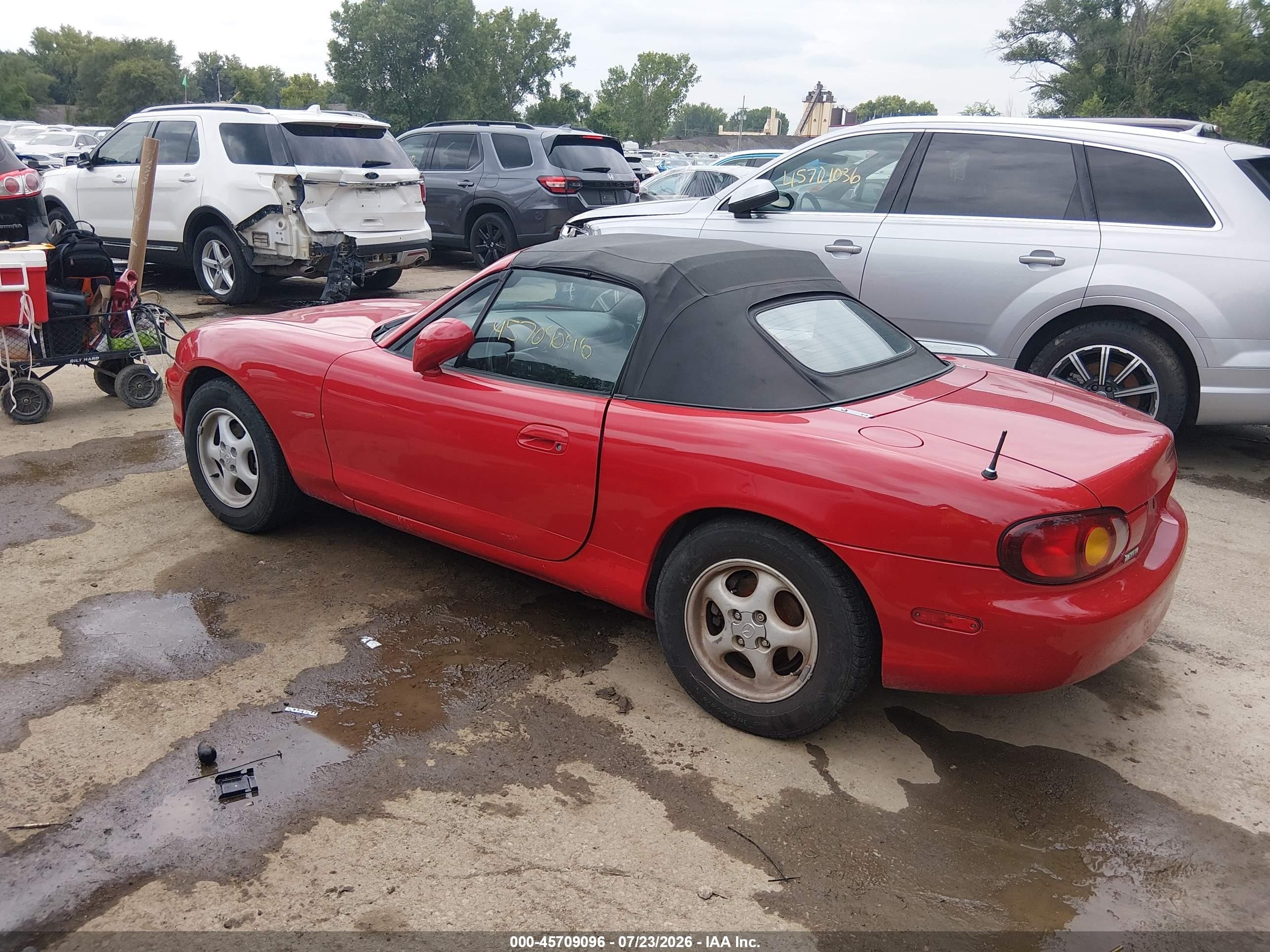 1999 Mazda Mx-5 Miata 10th Anniversary Edition/leather/popular Equip/sport/touring Red vin: JM1NB3534X0111701