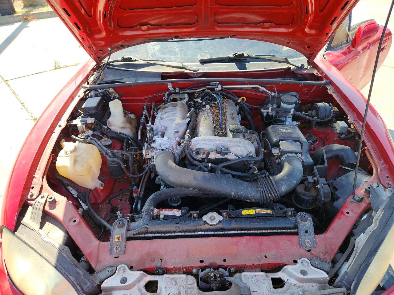 1999 Mazda Mx-5 Miata Red vin: JM1NB3534X0116414