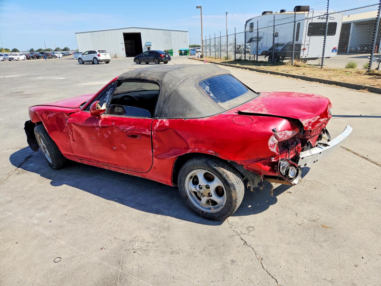 1999 Mazda Mx-5 Miata Red vin: JM1NB3534X0116414