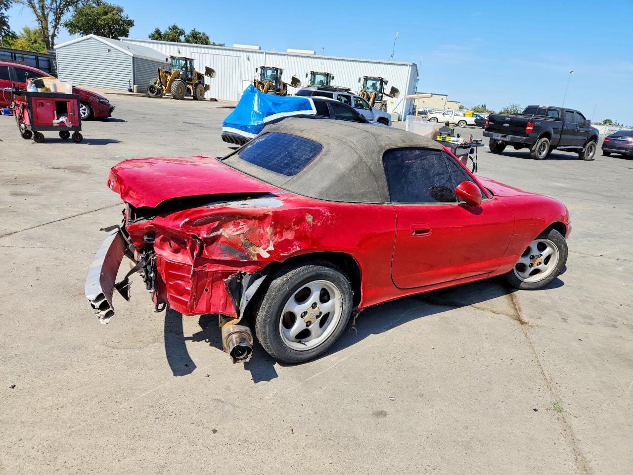 1999 Mazda Mx-5 Miata Red vin: JM1NB3534X0116414