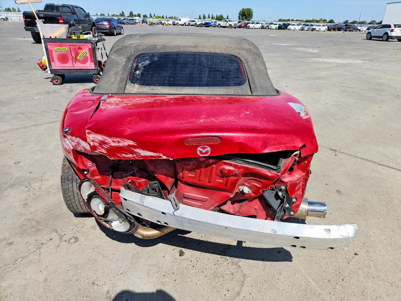 1999 Mazda Mx-5 Miata Red vin: JM1NB3534X0116414