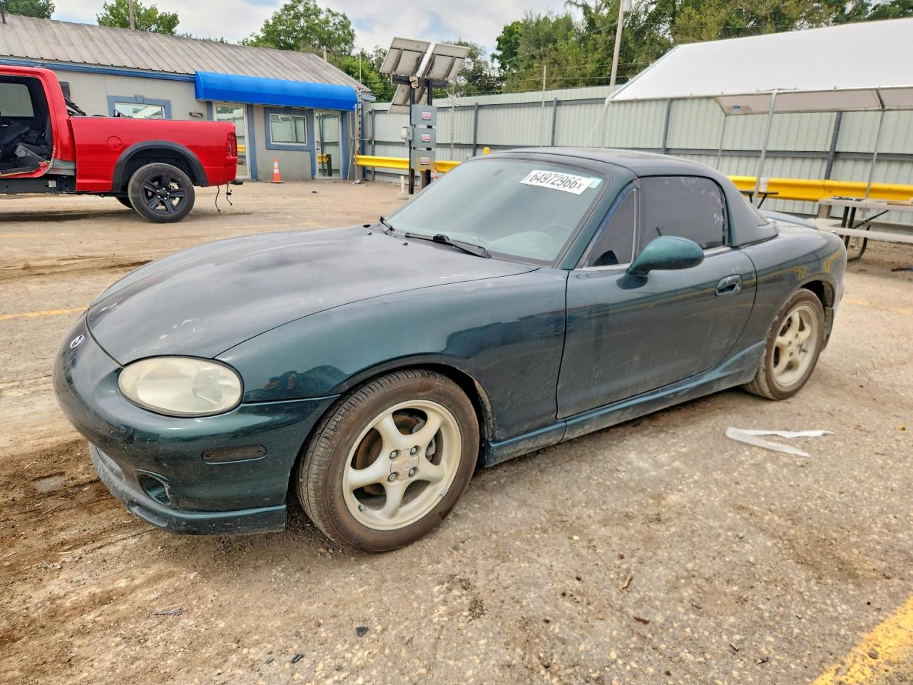 1999 Mazda Mx-5 Miata Green vin: JM1NB3534X0121032