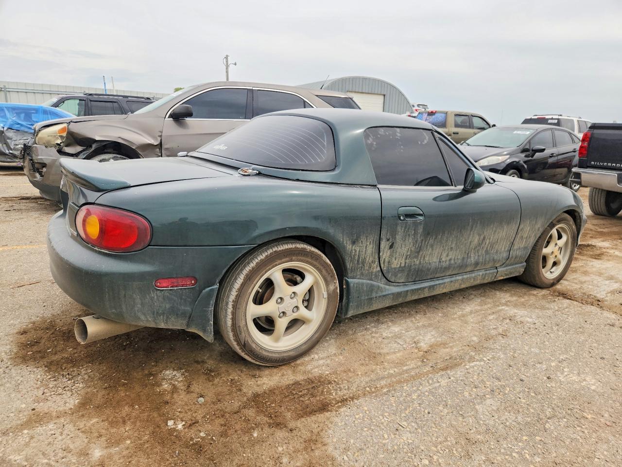 1999 Mazda Mx-5 Miata Green vin: JM1NB3534X0121032