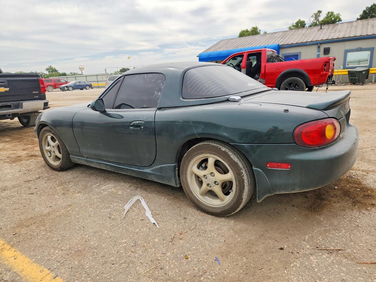 1999 Mazda Mx-5 Miata Green vin: JM1NB3534X0121032