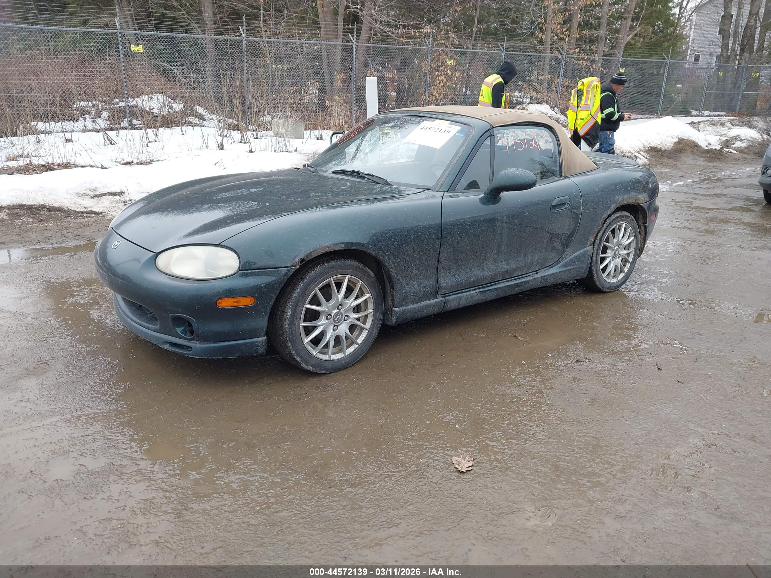1999 Mazda Mx-5 Miata Leather Pkg/popular Equipment Pkg/sports Pkg/touring Pkg Green vin: JM1NB3534X0123069
