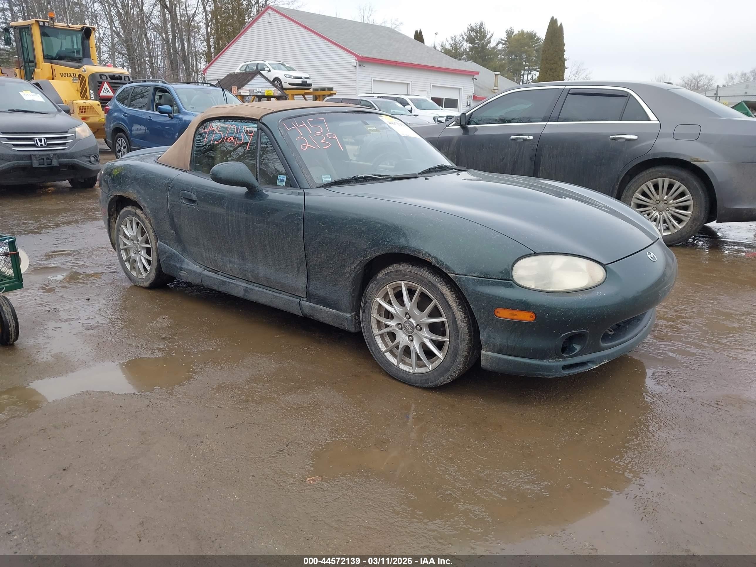 1999 Mazda Mx-5 Miata Leather Pkg/popular Equipment Pkg/sports Pkg/touring Pkg Green vin: JM1NB3534X0123069