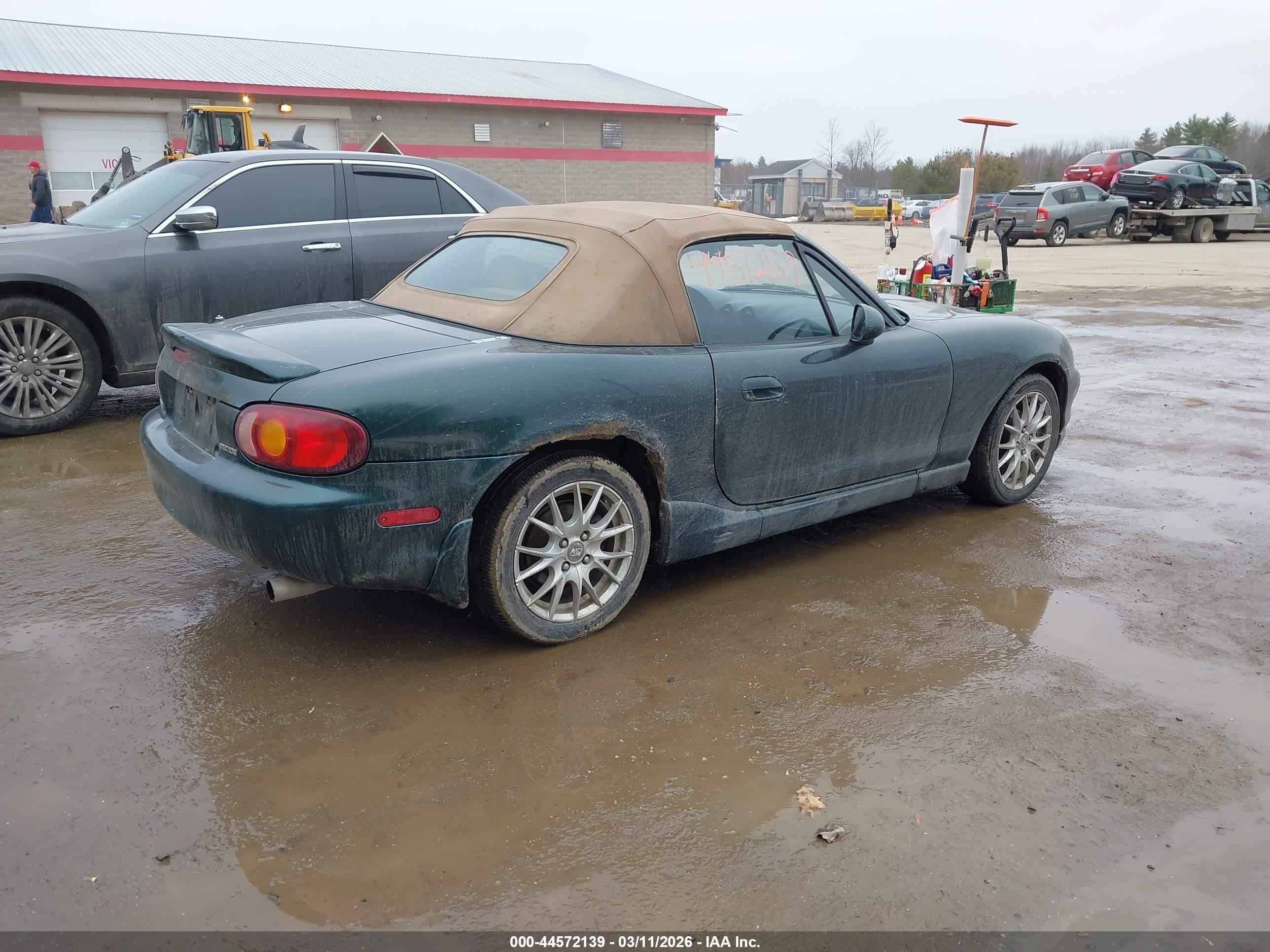 1999 Mazda Mx-5 Miata Leather Pkg/popular Equipment Pkg/sports Pkg/touring Pkg Green vin: JM1NB3534X0123069