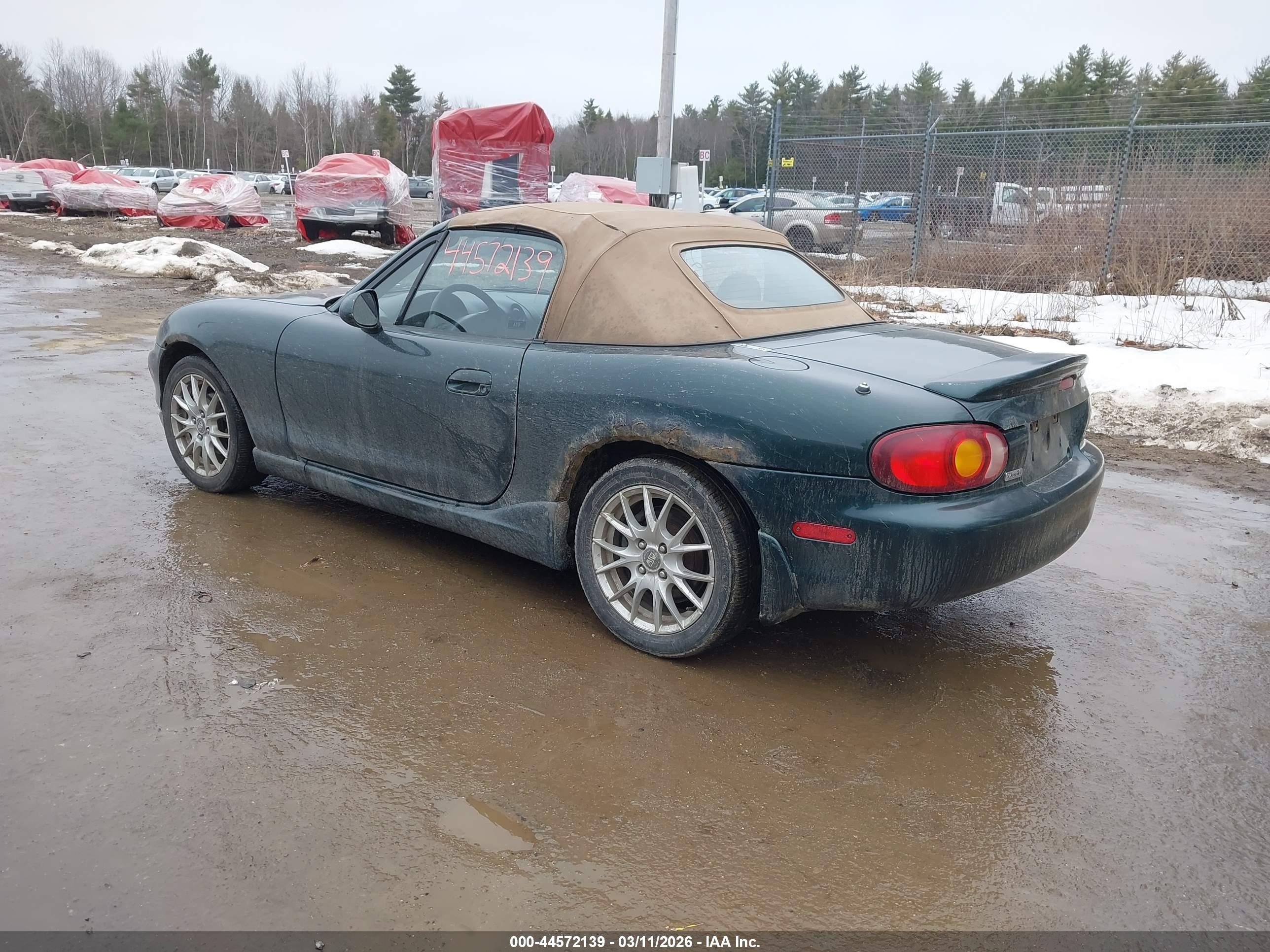 1999 Mazda Mx-5 Miata Leather Pkg/popular Equipment Pkg/sports Pkg/touring Pkg Green vin: JM1NB3534X0123069