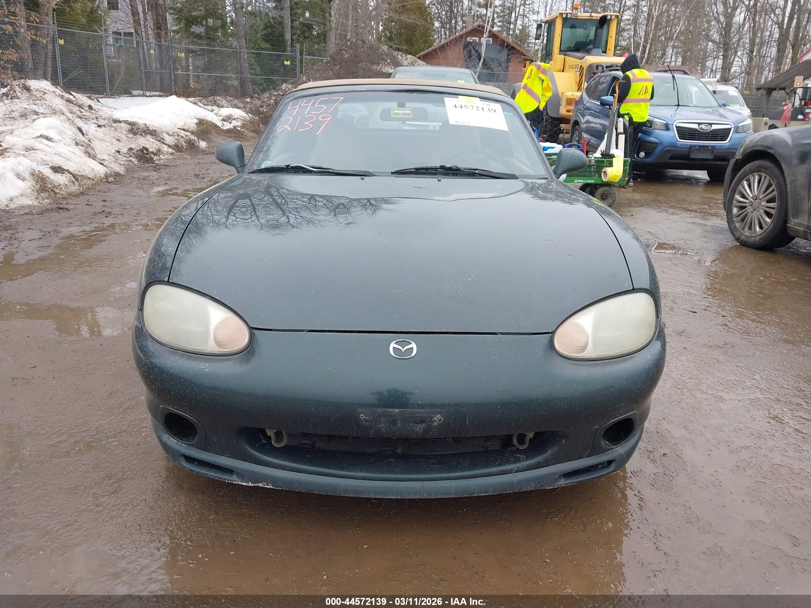 1999 Mazda Mx-5 Miata Leather Pkg/popular Equipment Pkg/sports Pkg/touring Pkg Green vin: JM1NB3534X0123069