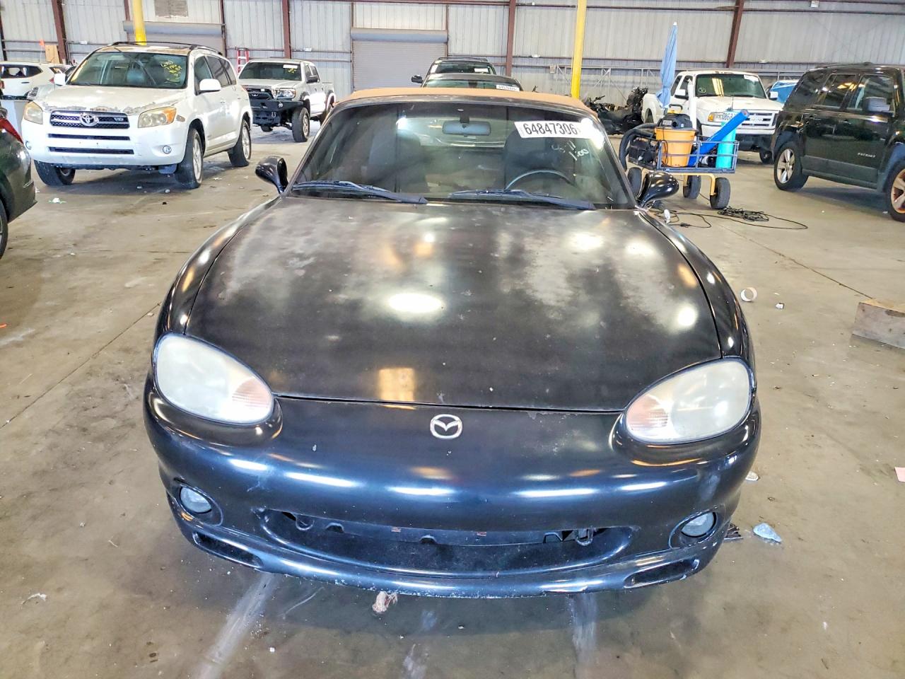 2000 Mazda Mx-5 Miata Base Black vin: JM1NB3534Y0150676
